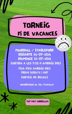 TORNEIG FI VACANCES